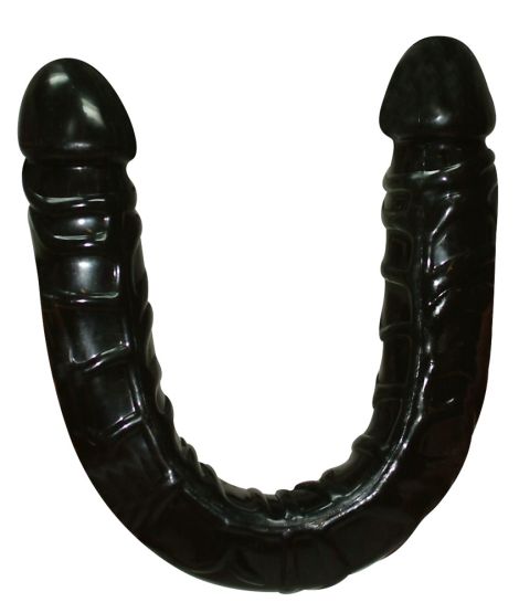 Ultra Dongs Doppeldildo (43 cm, Ø 4 cm) Schwarz