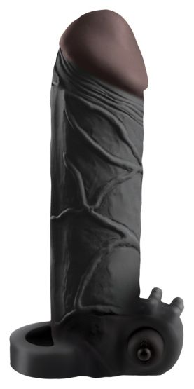 Vibrating Real Feel 2" Extension Dunkel