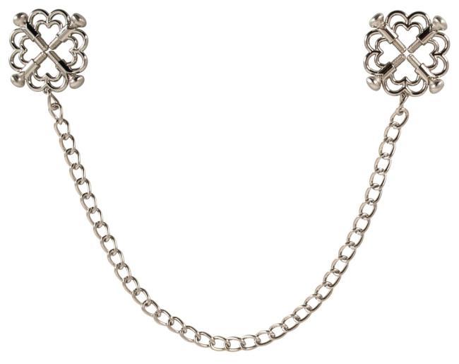 Bad Kitty Schmuck-Nippelklemmen mit Kette 