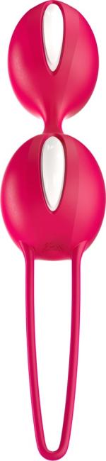 Fun Factory Smartballs Duo (10 cm, Ø bis 3,2 cm) Rot-Weiß