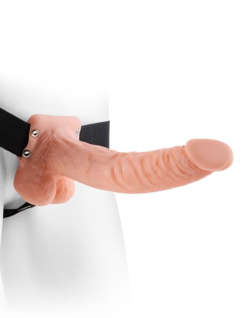 Hollow Strap-on with Balls 24 cm