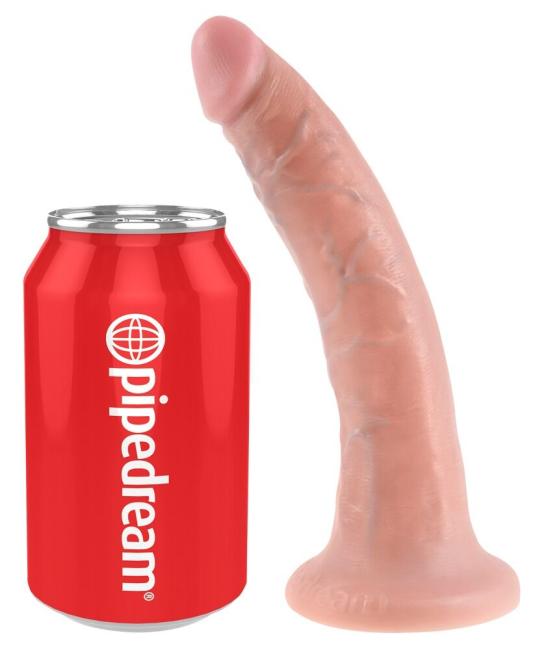 King Cock 7“ Cock (20,5 cm, Ø 4,1 cm) Flesh