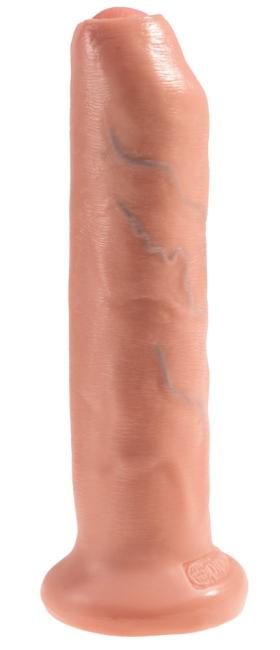 King Cock 7" Uncut Cock (17,8 cm, Ø 4,6 cm) Hautfarben Hell
