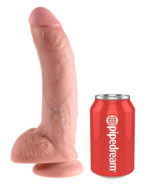 King Cock 9“ Cock with Balls (22,9 cm, Ø 5,1 cm) Light