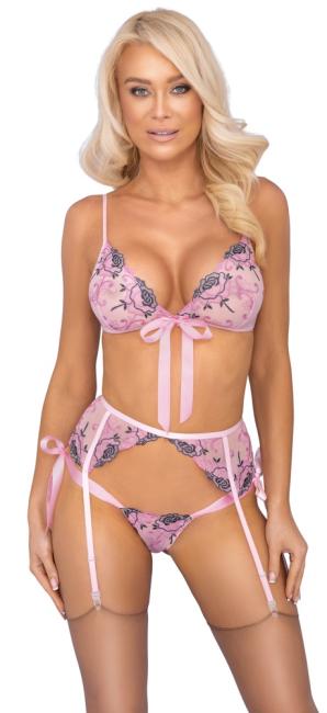 Kissable Straps-Set Floral S/M