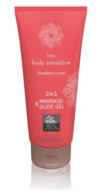 Massage & Glide Gel 2 in1 Strawberry Scent 