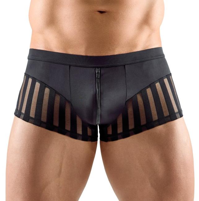 Microfaser Pants mit Front-Reißverschluss S