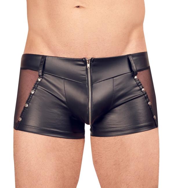 Pants mit Netz-Einsätzen und Nietenverzierung S