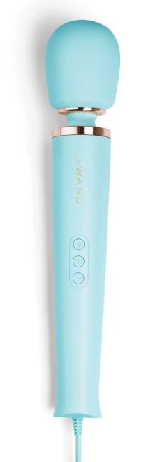 Le Wand Powerful Plug-In Vibrating Massager Blau