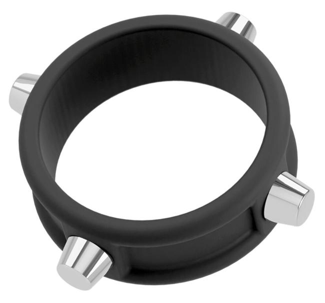 Rebel Cock Ring with Studs 