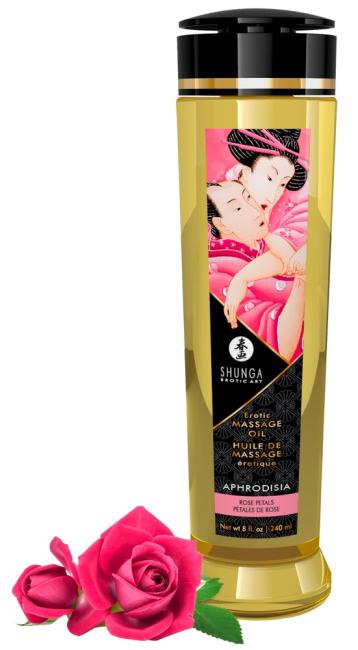 Shunga Erotic Massage Oil (240 ml) Roses
