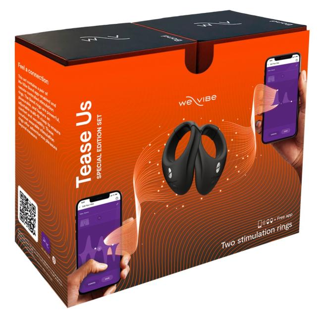 We-Vibe Tease Us - Two stimulation rings 