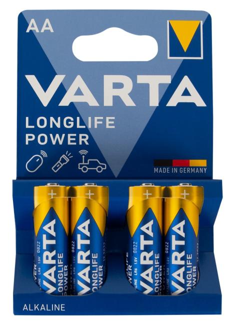 Varta Batterien Longlife Power Mignon AA 4er 