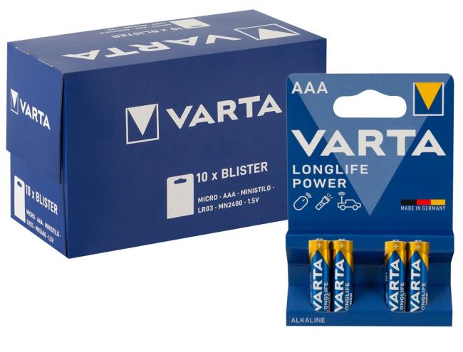 Varta Micro Batterie AAA 10 x 4er 