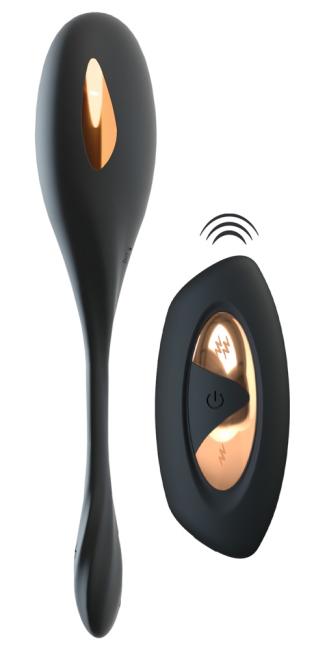 XOUXOU RC Vibrating E-Stim Love Ball (18,6 cm, Ø max. 3,6 cm) 