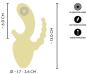 Cuties Triple-Vibrator (13 cm) 