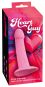 Vibrator Heart Guy Pink (19 cm, Ø 4 cm) 