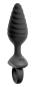ANOS Flexible Butt Plug Twisted Design with Vibrations 