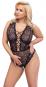 Body ouvert aus weicher Stretch-Spitze 85D/L