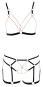 Busenfreier BH und String ouvert S
