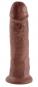 King Cock 10“ Cock (25,4 cm, Ø 6,1 cm) Brown