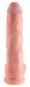 King Cock 10“ Cock with Balls (25,4 cm, Ø 5,1 cm) Hell