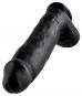 King Cock 12 inch Balls Black (30,5 cm, Ø 7,6 cm) 