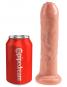 King Cock 7" Uncut Cock (17,8 cm, Ø 4,6 cm) Hautfarben Hell