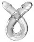 King Cock Clear 18“ Double Dildo (46 cm, Ø max. 4,3 cm) 