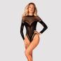 Obsessive Langarm-Body ouvert S-L