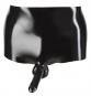 Latex-Pants mit Penis/Hodenhülle Schwarz S/M