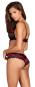 Zweifarbiger Soft-BH und kurzer Slip S/M