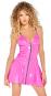 Pinkes Kleid aus Lack S