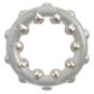 Rebel Cock Ring with Metal Balls 