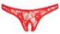 Roter Ouvert Spitzenrio S