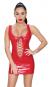 Rotes Lack-Kleid S