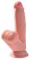 King Cock Plus 3D Triple Density Dildo mit schwingenden Hoden 21,5 cm