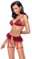 3-teiliges Dessous-Set Karo L