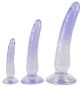 Crystal Clear Anal Training Set Dildo 