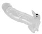 Crystal Skin Penishülle Vibro (23 cm, Ø 3 cm dehnbar) 