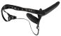 Double Strap On Black Silicone 