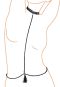Halsband mit Bikinikette S-L 