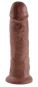 King Cock 10“ Cock (25,4 cm, Ø 6,1 cm) Brown