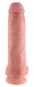 King Cock 11“ Cock with Balls (28 cm, Ø 6,4 cm) Light