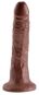 King Cock 7“ Cock (20,5 cm, Ø 4,1 cm) Brown