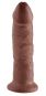 King Cock 9“ Cock (24 cm, Ø 5,3 cm) Brown