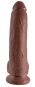 King Cock 9“ Cock with Balls (22,9 cm, Ø 5,1 cm) Brown