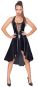Lack-Kleid mit Schnürung S