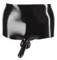 Latex-Pants mit Penis/Hodenhülle Schwarz S/M
