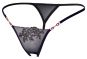 Ouvert String mit Stickerei S/M